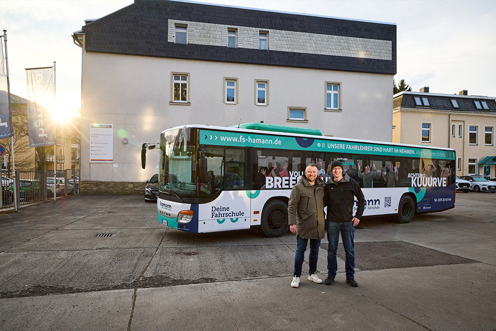 Neuer Fahrschulbus der Fahrschule Hamann